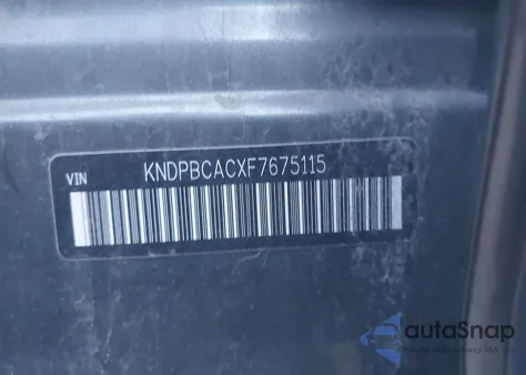 2015 Kia Sportage Lx from USA, damaged, VIN KNDPBCACXF7675115